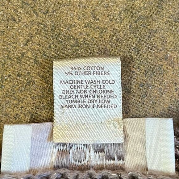 Loft Women’s Gray Metallic Open Knit Crew Neck Pullover Sweater Large - Picture 9 of 9